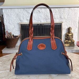 Dooney & Bourke Signature Blakely Collection Nylon Domed Satchel Bag